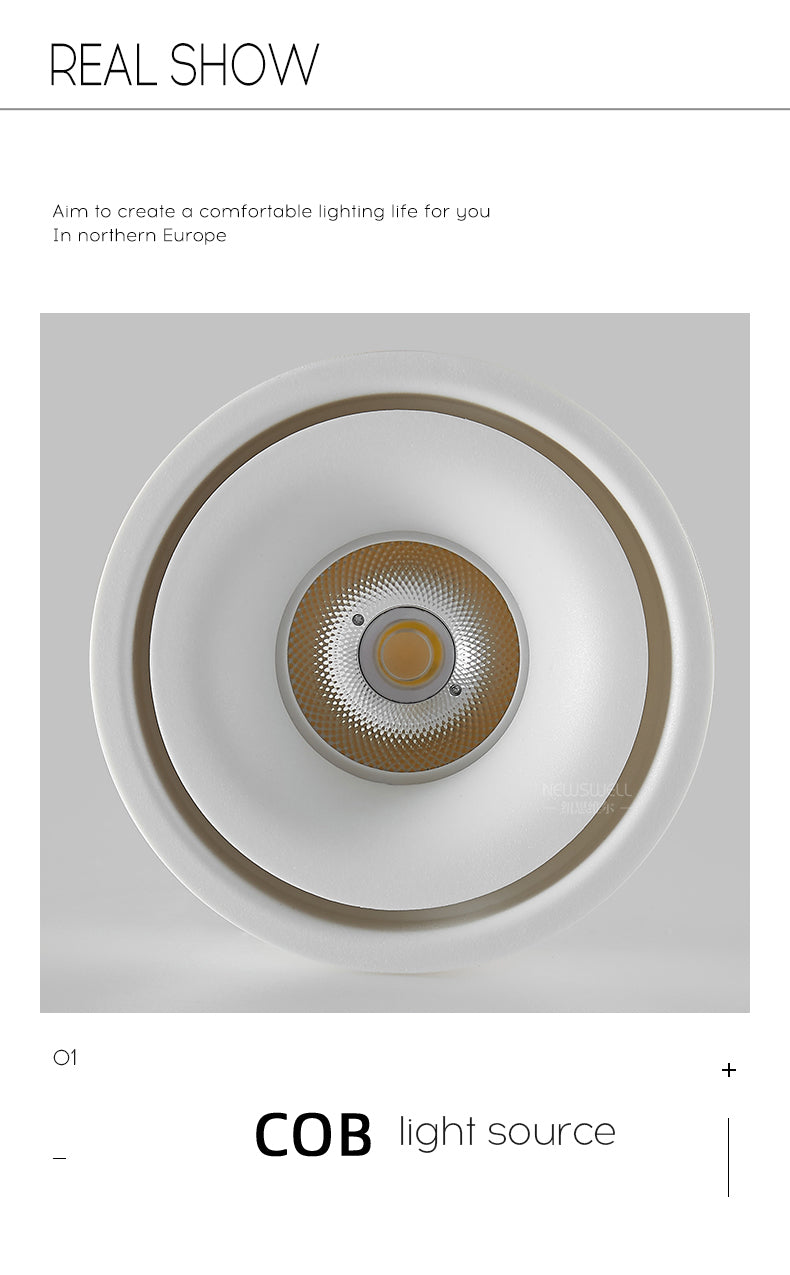 Led Downlight 220v Foldable Spot Light 10W 15W Surface Mounted LED Ceiling Spots Lamp For Home Bathroom Kitchen Indoor Lighting