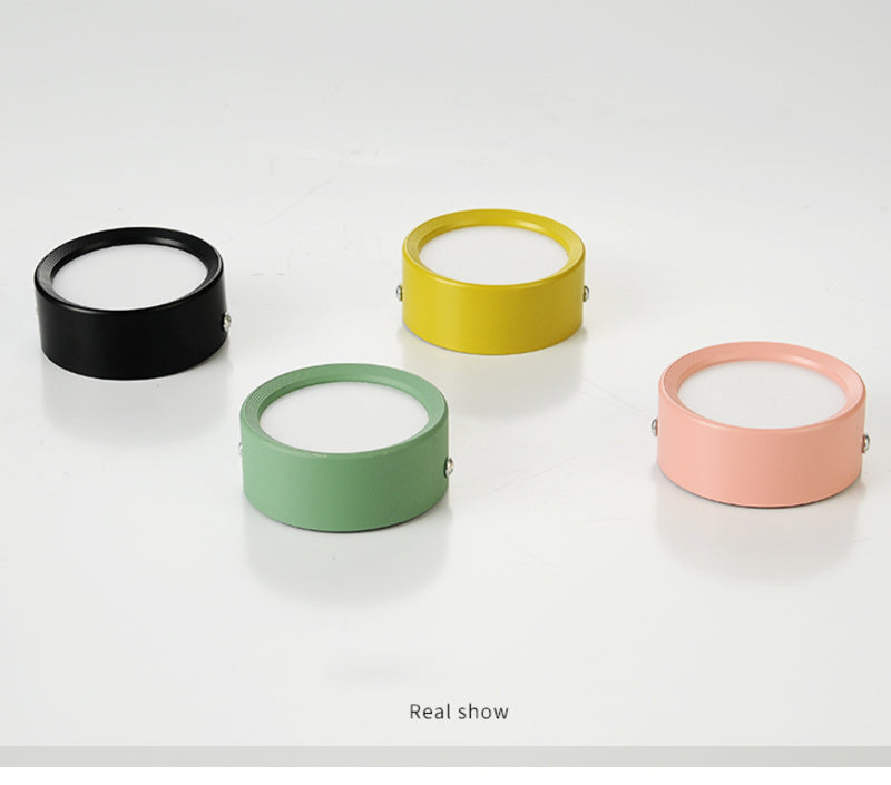 Surface Mounted LED Downlight 7W 9w 12W Ultra Thin Driverless Ceiling Lamps cob led spot lights 220V Ceiling Fixtures Lighting