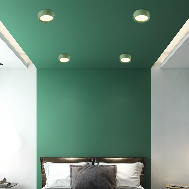 Surface Mounted LED Downlight 7W 9w 12W Ultra Thin Driverless Ceiling Lamps cob led spot lights 220V Ceiling Fixtures Lighting