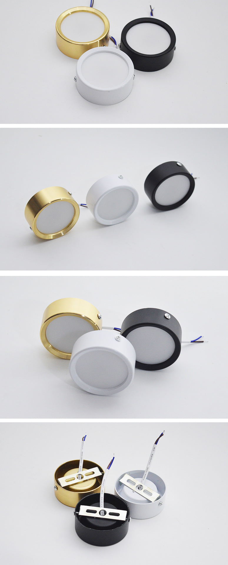 Surface Mounted LED Downlight 7W 9w 12W Ultra Thin Driverless Ceiling Lamps cob led spot lights 220V Ceiling Fixtures Lighting