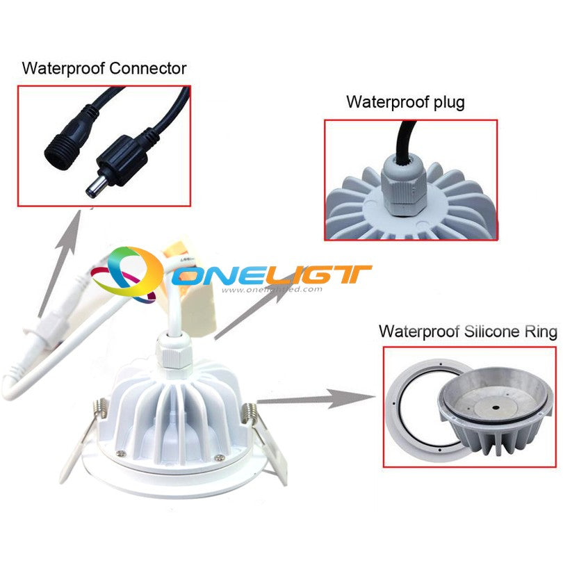 Waterproof IP65 Dimmable Led Downlight SMD 8W 10W (4pcs/lot) Dimming LED Spot Light Led Ceiling Lamp