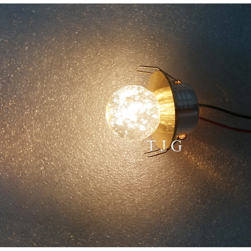 LED Ceiling Lamp Down Lights 3W RGB With Remote Recessed light Bulbs AC220V 3W Downlight Birthday party Colorful lights