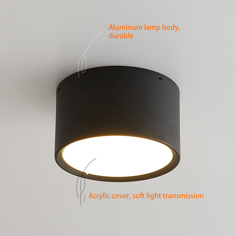 BRGT LED Surface Mounted Downlight 5W 7W 9W 12W SMD Ceiling Lamp Round Spot Lights AC85-265V Focos For Home Shop Indoor Lighting