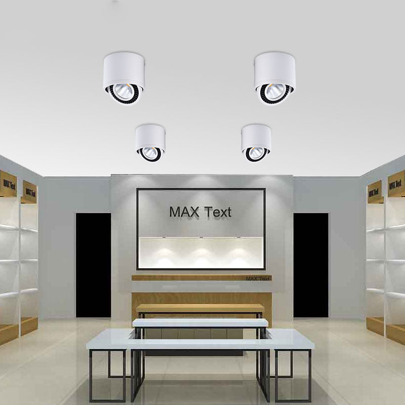 COB LED Recessed Downlights Dimmable 5W 7W 9W 15W Surface Mounted LED Ceiling Lamps Spot Light 360 Degree Rotation AC110V 220V