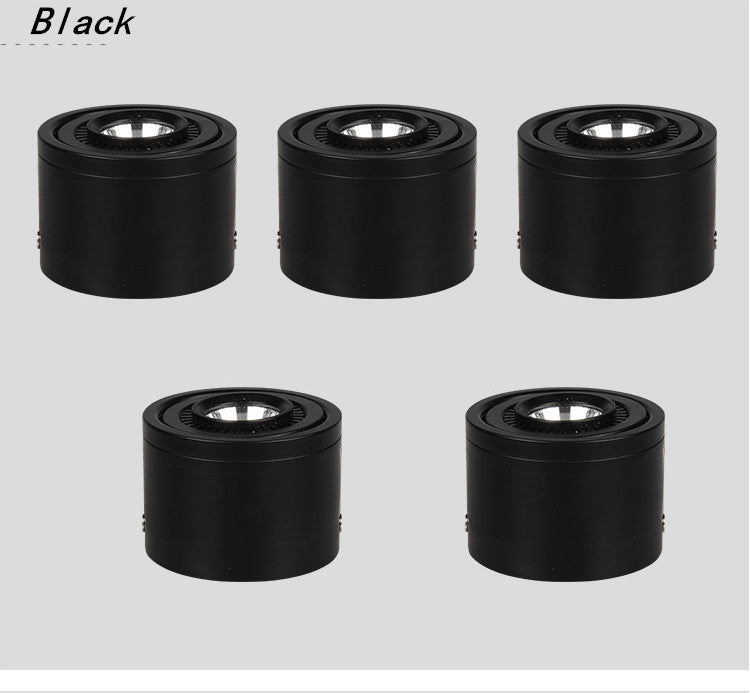 COB LED Recessed Downlights Dimmable 5W 7W 9W 15W Surface Mounted LED Ceiling Lamps Spot Light 360 Degree Rotation AC110V 220V