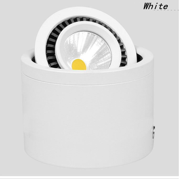 COB LED Recessed Downlights Dimmable 5W 7W 9W 15W Surface Mounted LED Ceiling Lamps Spot Light 360 Degree Rotation AC110V 220V