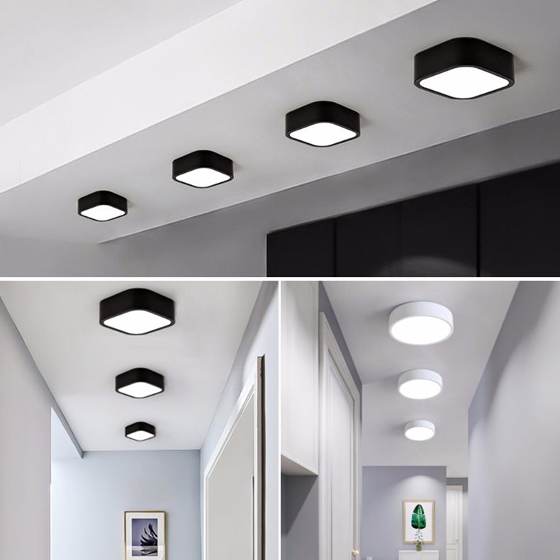 Round Square Panels Light Surface Mounted LED Ceiling Downlight Aisle Corridor Porch Ceiling lamp 6W 9W 12W 18W 24W