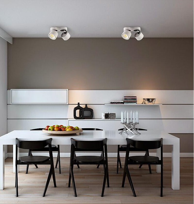 Dimmable COB LED Downlights 18W 24W 30W LED Ceiling Spot Lights AC110-240V LED Ceiling Lamps Warm Cold White Indoor Lighting