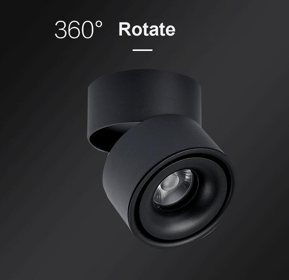 Surface Mounted Mini Embedded COB LED Downlights 5W 7W 360 degree rotation LED Ceiling Lamp Spot Light Downlight AC85-265V