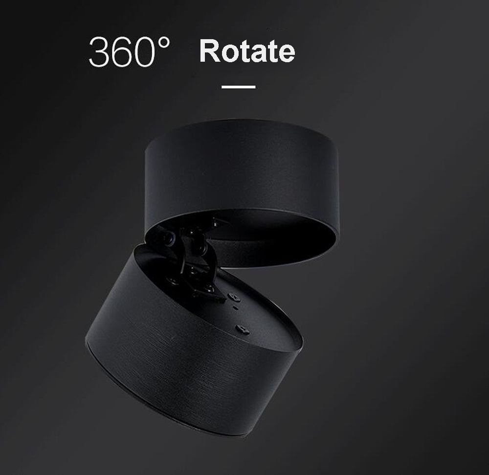 Surface Mounted Mini Embedded COB LED Downlights 5W 7W 360 degree rotation LED Ceiling Lamp Spot Light Downlight AC85-265V