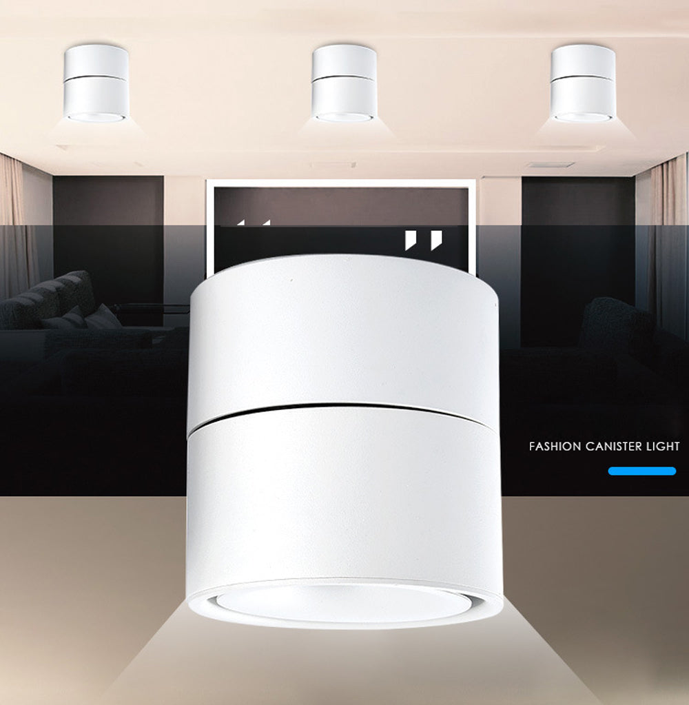 Surface Mounted Mini Embedded COB LED Downlights 5W 7W 360 degree rotation LED Ceiling Lamp Spot Light Downlight AC85-265V