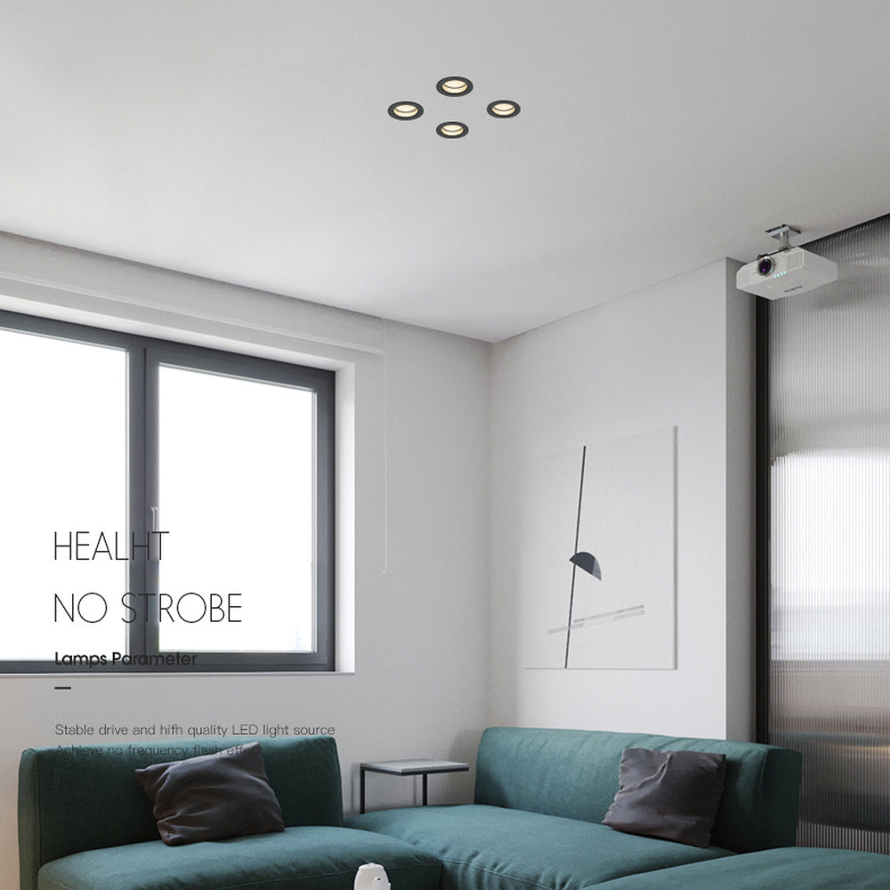 Anti-Glare Recessed Led Ceiling Downlight 3W 5W 7W 12W Under Cabinet Closet Dining Living Room Home Mini Spotlight Fixture Lamps