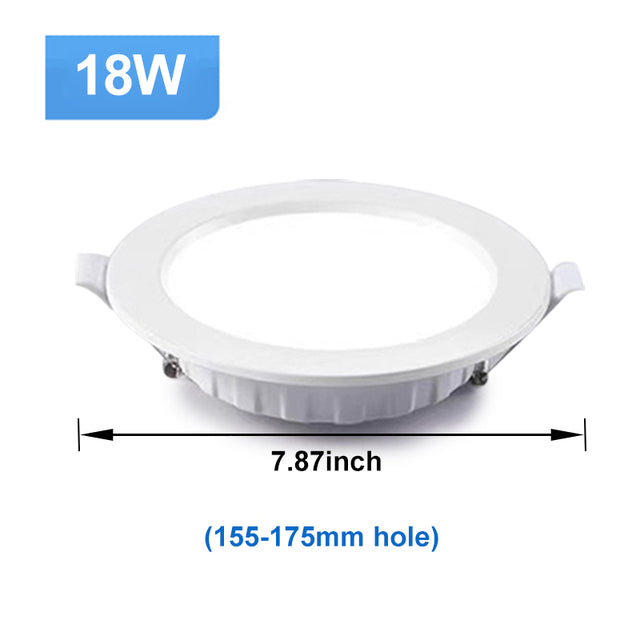 Led Downlight Recessed Indoor Ceiling Lamp 5W 9W 12W 18W AC220V Dimmable Led Spot Light For Living Room Foyer Bar Counter Office