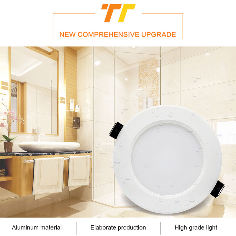 Waterproof Dimmable LED Downlight 5W 7W 9W 12W 15W 18W 10 Pcs Recessed Spot Light Ceiling Lamp Home Indoor Lighting AC 220V 230V