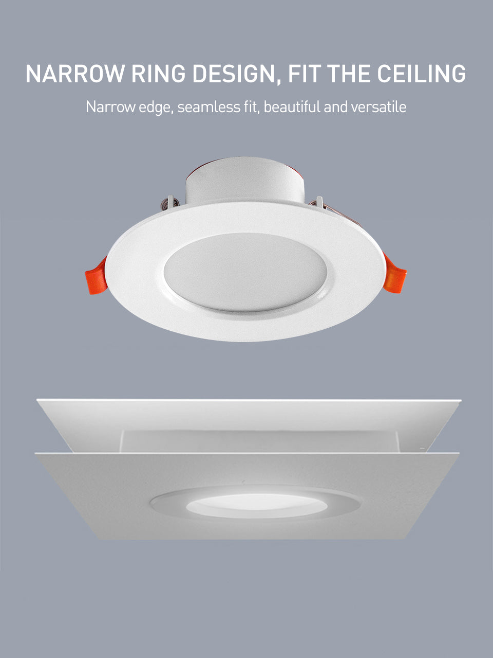 LED Downlight Recessed Round LED Ceiling Lamp 7W High Brightness 5PCS Warm White Cold White Day White AC220-240V No Need Driver