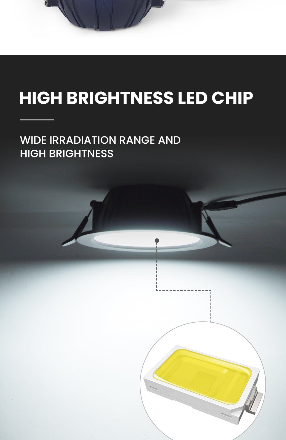 Integrated Die-casting LED Down Light LED Downlight AC85-265V 5w/7w/9w/12w/20w Spot Lightings Ceiling Panel Downlights Indoor