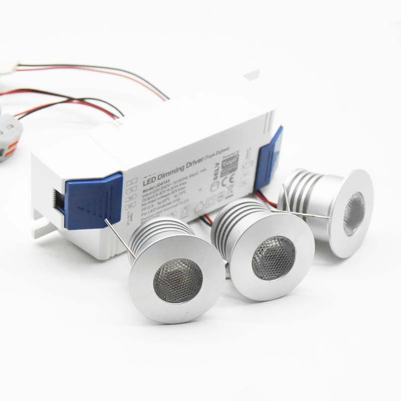 Mini LED Downlight + Tuya Zigbee APP Smart 3W AC100-240V Driver Adapter House Cabinet Spot Lights Ceiling Google Home Lighting