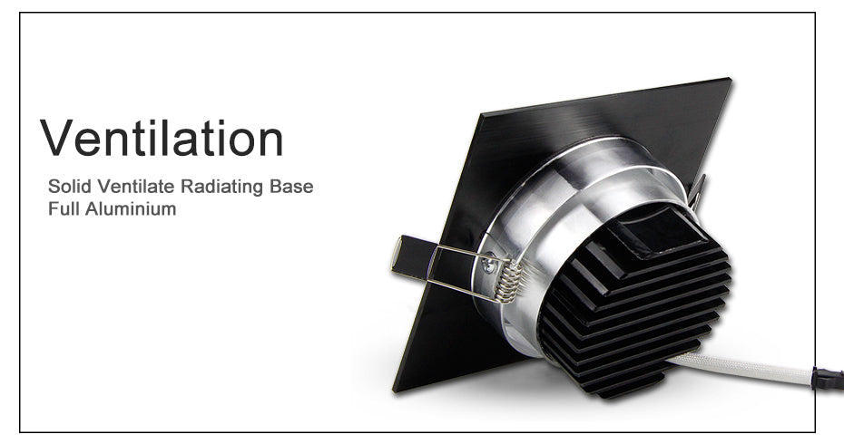 LED Ceiling Lamp 7W 9W 12W 15W COB Downlight LED 85-265V LED Recessed Down lamp led lights for home with led driver Dimmable