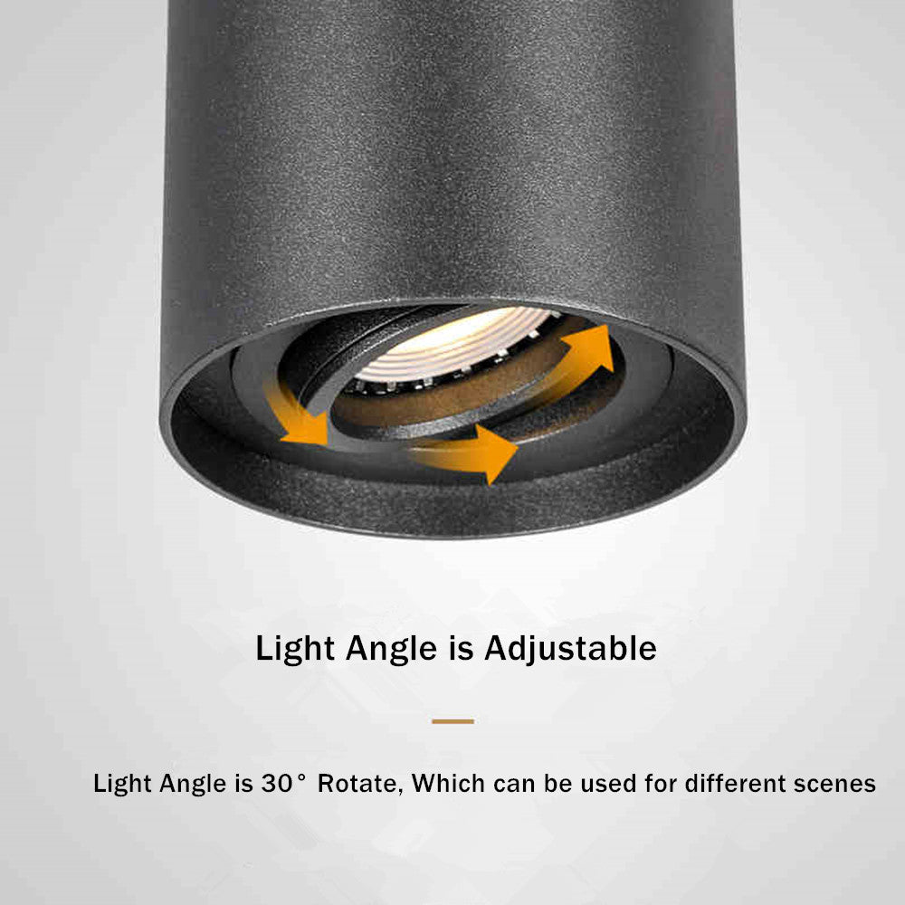 Led Downlight Surface Mounted led Spot Angle Degree Adjustable Home Hotel Office Lighting Lamp