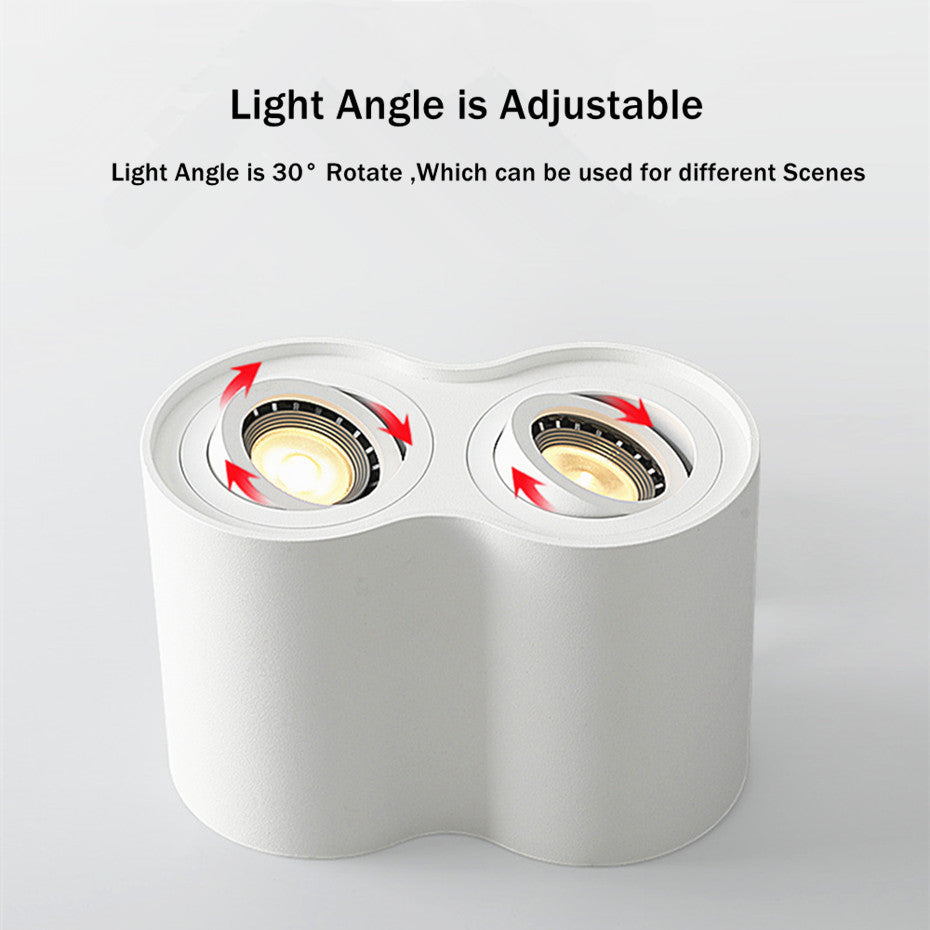 Led Downlight Surface Mounted led Spot Angle Degree Adjustable Home Hotel Office Lighting Lamp