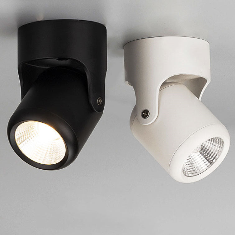 Dimmable rotating LED downlight surface mounted adjustment COB ac85-265V 5W7W10W12W15W LED ceiling spotlight