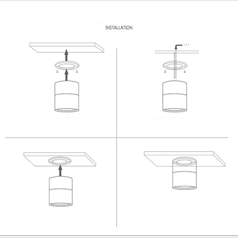 360 Degree Rotatable Surface Mounted Ceiling Downlight 7W 10W 12W 15W LED Ceiling Spot Light for Kitchen Living room Decor