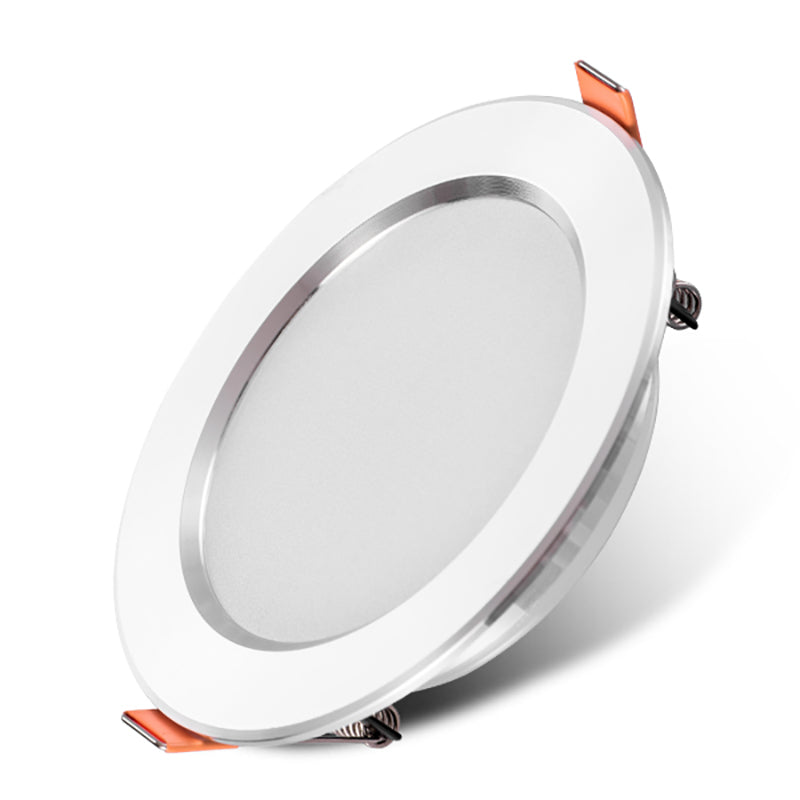 Saiyo LED Downlight 10pcs/lot Three Colors Dimming 5W 7W Recessed Gold White Silver Ceiling Lamp Aluminum Indoor Lighting