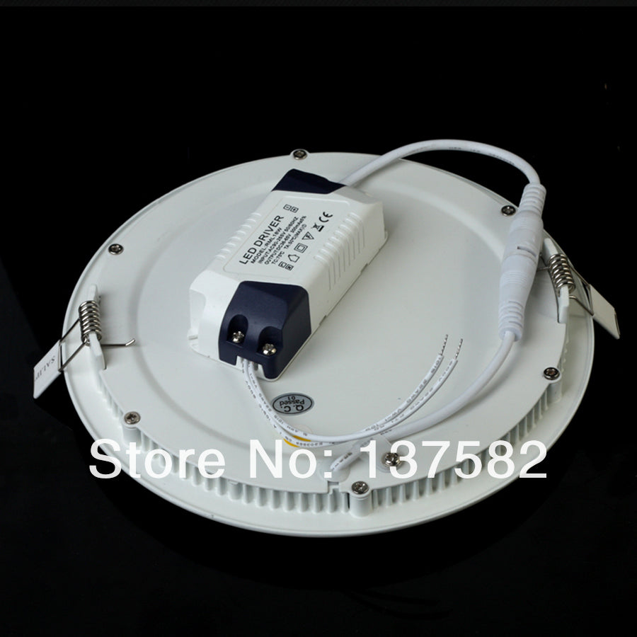 Super Bright LED Panel Downlight LED Ceiling Downlight Recessed LED Panel Light Driver Included AC85-265V 10pcs/lot Ceiling Downlight