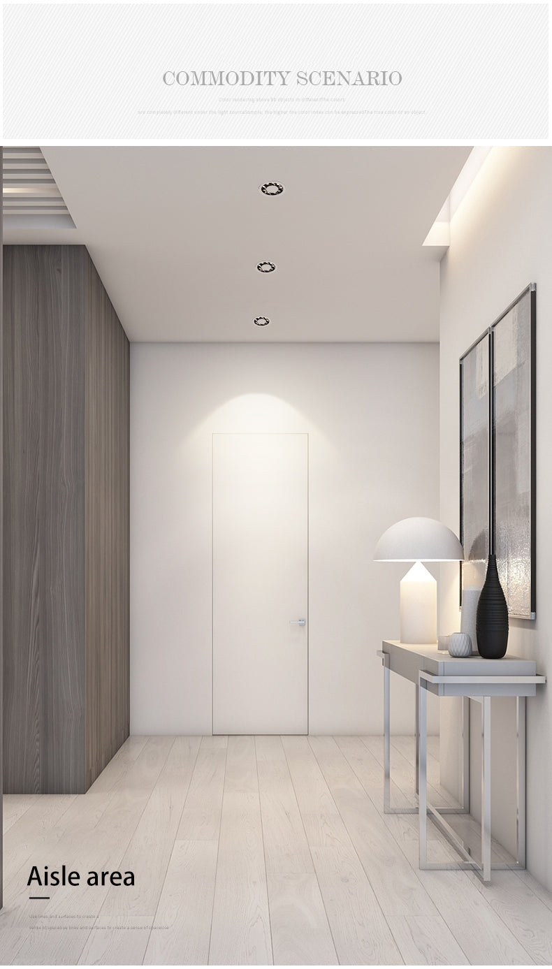 BRGT LED Spot Lights Recessed Downlight Aluminum Ceiling 7W 12W 24W COB Focos Lamp 110V 220V For Kitchen Home Indoor Lighting