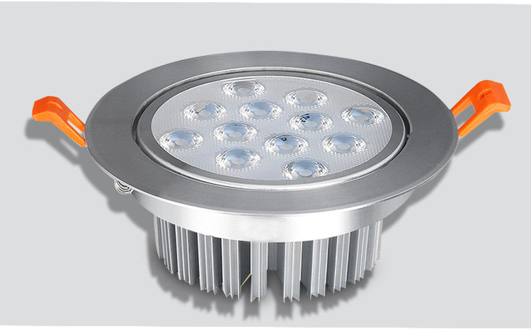Round dimmable downlight 3W/6W/10W/14W/18W/24W/36W LED ceiling spotlight embedded high-power ceiling spotlight ac85-265V