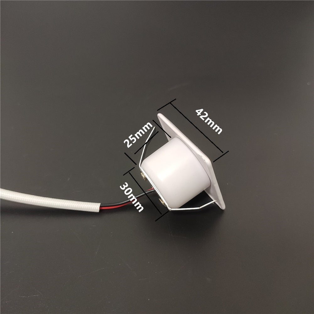 COB ceiling downlight dimmable white body 10pcs/lot 3w recessed spot lights 110v 220v High Quality Round square