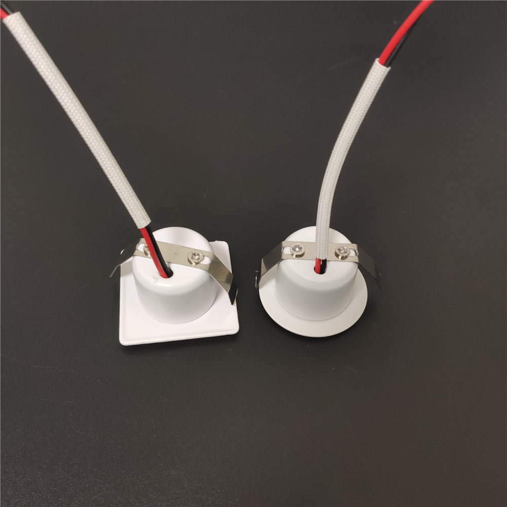 COB ceiling downlight dimmable white body 10pcs/lot 3w recessed spot lights 110v 220v High Quality Round square