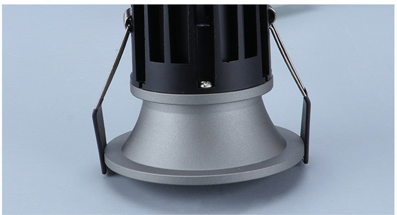 Anti-glare Dimmable Led Downlights COB Ceiling Spot Light 10W 12W 15W 18W AC90-265V Recessed Narrow Border Indoor Lighting