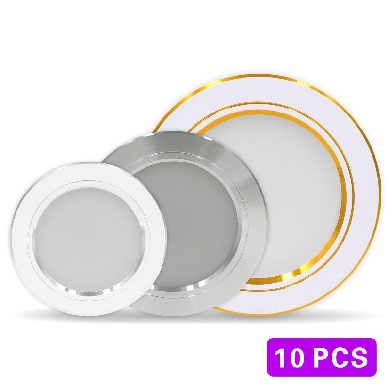 Led Downlight 5W 9W 12W 15W 18W 220V 10pcs/lot Ceiling Light Recessed Down light Round Led Panel Light Spotlight Indoor Lighting