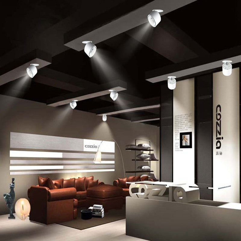 LED Downlight Mini Embedded Recessed Ceiling lamp 5W 7W 10W 360 degree rotation LED Ceiling Lamp Spot Light Downlight AC85-265V