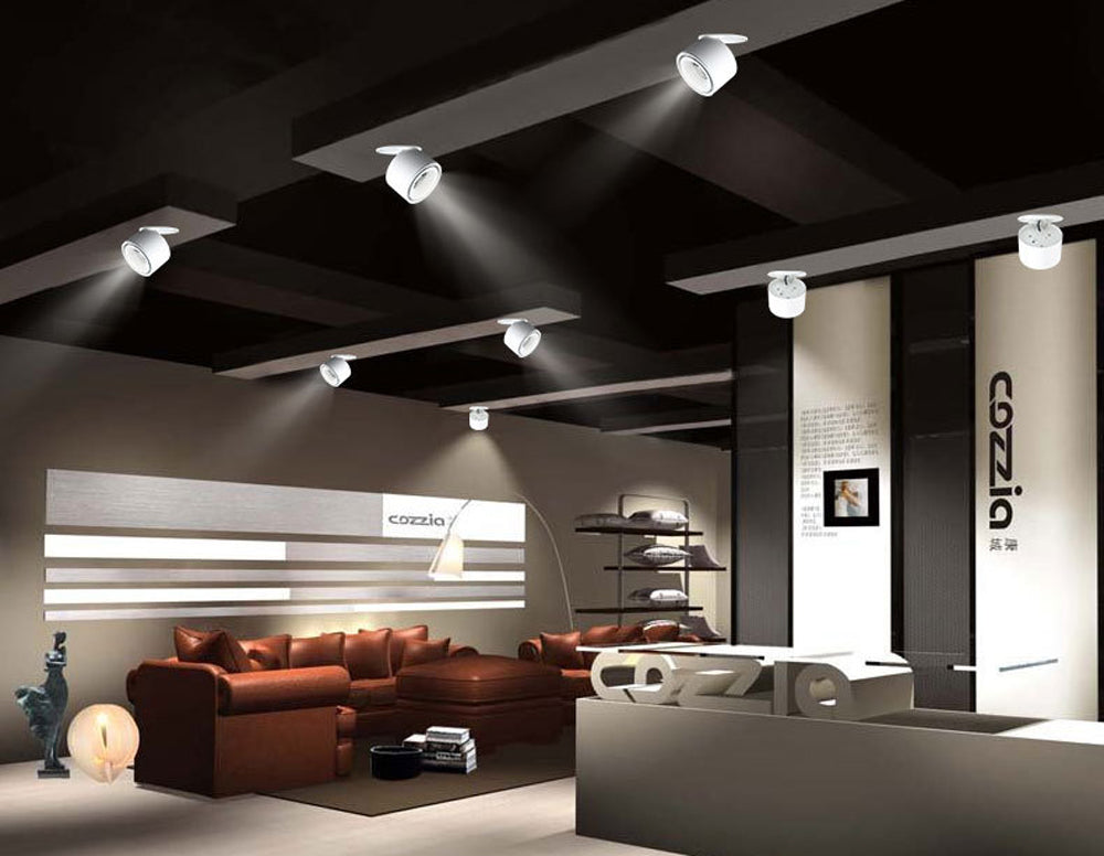 LED Downlight Mini Embedded Recessed Ceiling lamp 5W 7W 10W 360 degree rotation LED Ceiling Lamp Spot Light Downlight AC85-265V