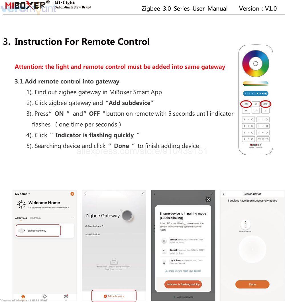 Miboxer Zigbee 3.0 Dual White LED Downlight DW2-06A-ZB 6W / DW2-12A-ZB 12W Round Ceiling Light AC100~240V LED Panel lamp