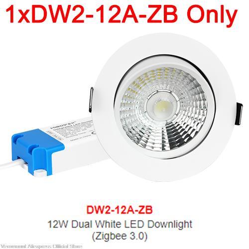 Miboxer Zigbee 3.0 Dual White LED Downlight DW2-06A-ZB 6W / DW2-12A-ZB 12W Round Ceiling Light AC100~240V LED Panel lamp