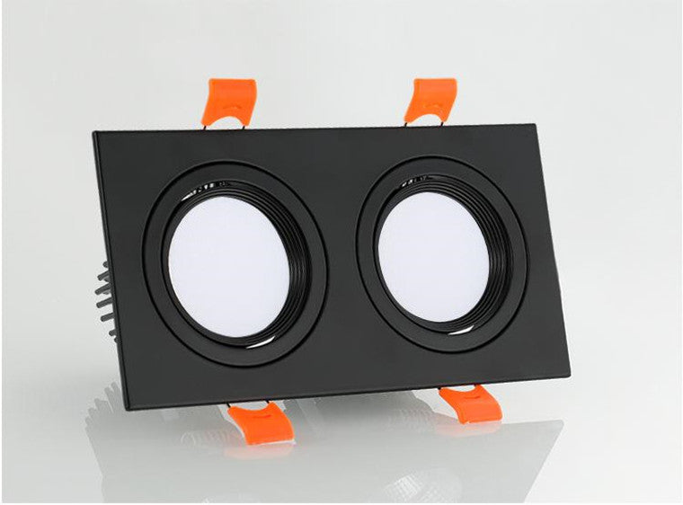 Dimmable Square Recessed COB LED Downlights 7W 9W 12W 18W 24W LED Ceiling Lamps AC85-265V LED Ceiling Spotlights Indoor Lighting