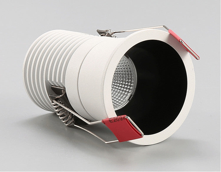 Anti Glare Dimmable COB LED Downlights 5W/7W/10W/12W LED Ceiling Spot Lights Warm Cold White Background Lamps Indoor Lighting