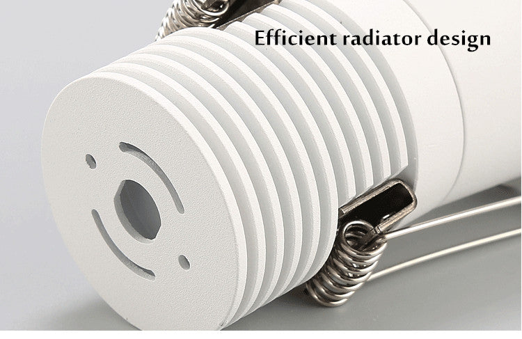 Anti Glare Dimmable COB LED Downlights 5W/7W/10W/12W LED Ceiling Spot Lights Warm Cold White Background Lamps Indoor Lighting