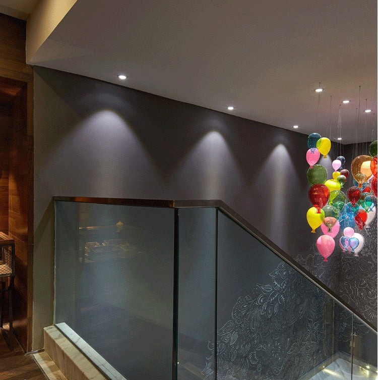 Anti Glare Dimmable COB LED Downlights 5W/7W/10W/12W LED Ceiling Spot Lights Warm Cold White Background Lamps Indoor Lighting