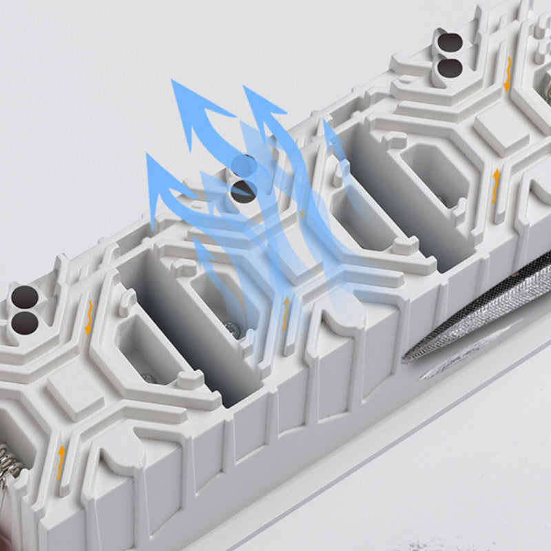 Honeycomb Square Nest Anti-Glare COB Recessed Downlight 1/2/3/4 LED Ceiling Spotlight for Bedroom Interior Lighting AC220V