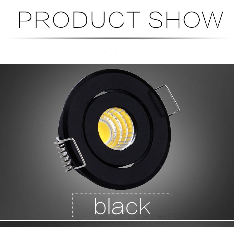 LED downlight Dimmable COB Mini Led Spot 5W AC 85-265V LED Downlight Satin Nickel Miniature Indoor Outdoor Ceiling Spot