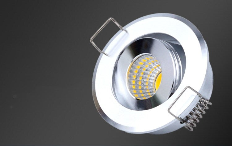 LED downlight Dimmable COB Mini Led Spot 5W AC 85-265V LED Downlight Satin Nickel Miniature Indoor Outdoor Ceiling Spot