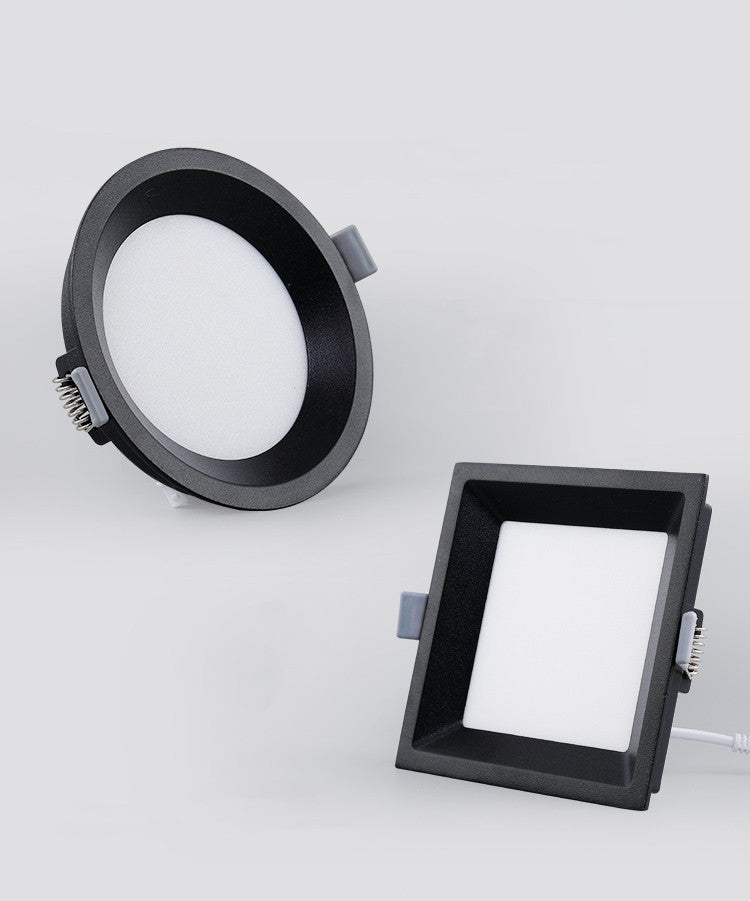LED Downlight 5W 9W 12W 16W 22W Round Square Embedded LED Panel Light Downlight Black LED Ceiling Lamp Lights AC110V 220V
