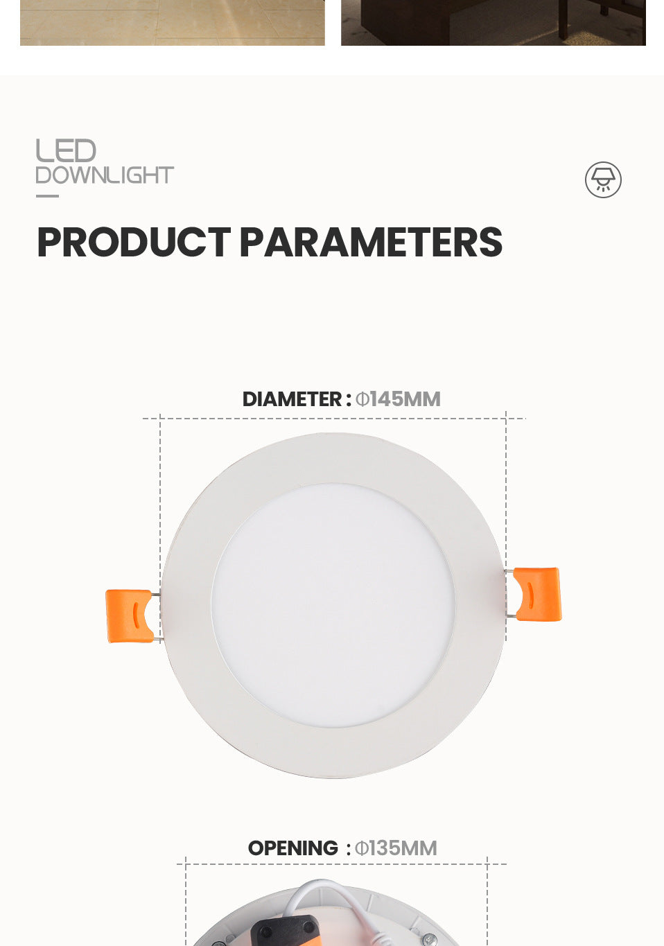 Ultra Thin LED Downlights 3W 6W 9W 12W 15W 18W 24W Round Ceiling Recessed Panel Lights AC85-265V Lamps For Living Room