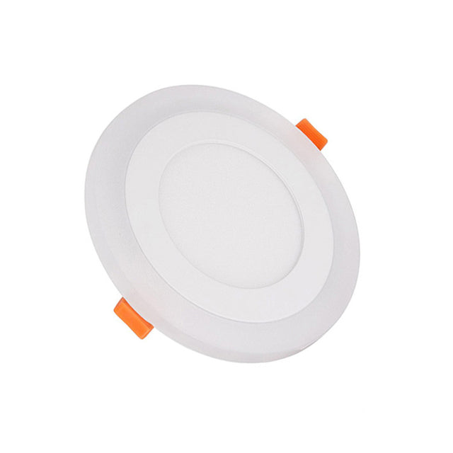 Ultra-thin LED Panel Light Recessed RGB Downlight With Remote Control 6W 9W 24W Round Square Double Color Ceiling Lamp Fixture