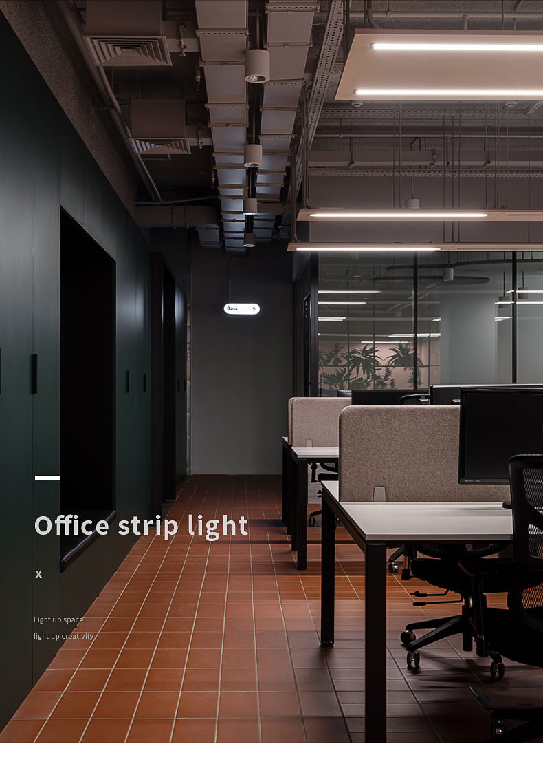 Saiyo LED Strip Light Aluminum Ceiling Profile Spot Downlight Linear Lamp AC85~265V Long Recessed Panel light