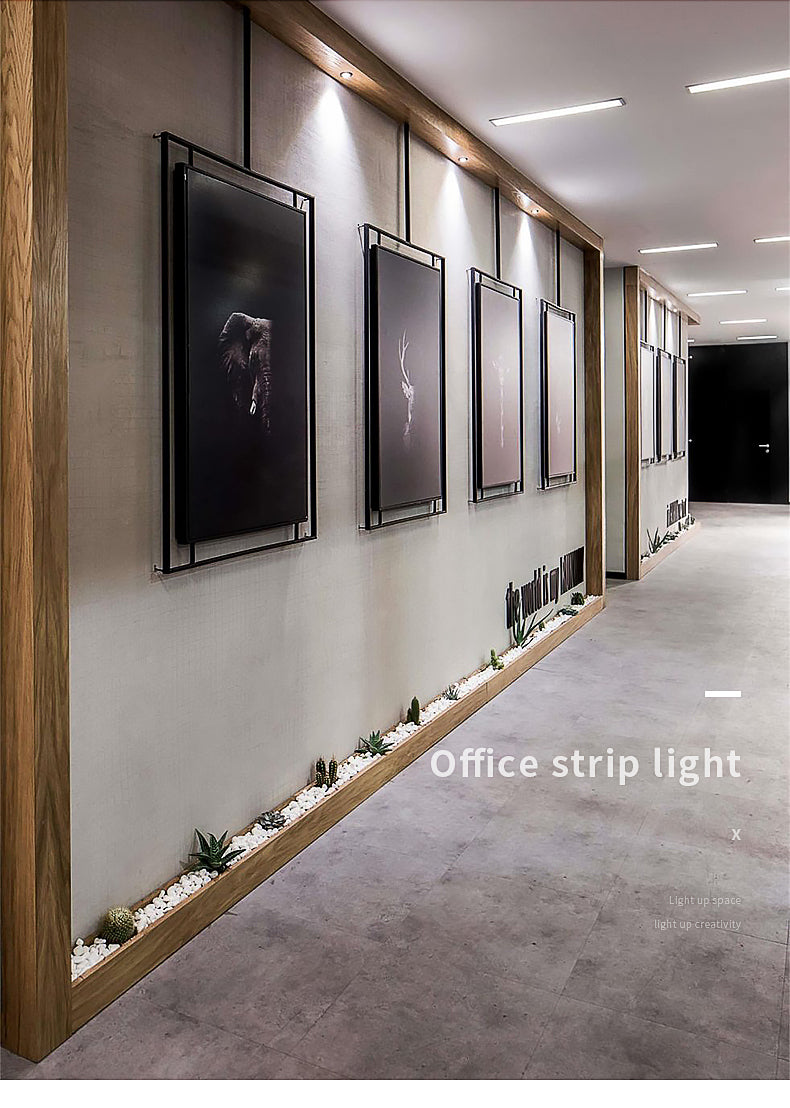 Saiyo LED Strip Light Aluminum Ceiling Profile Spot Downlight Linear Lamp AC85~265V Long Recessed Panel light